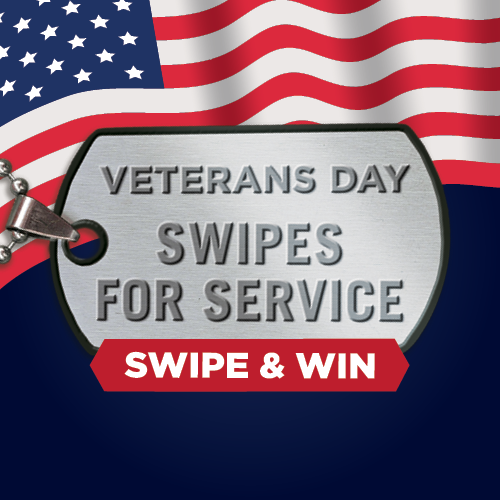 Veterans Day Swipes for Service | Nov 11