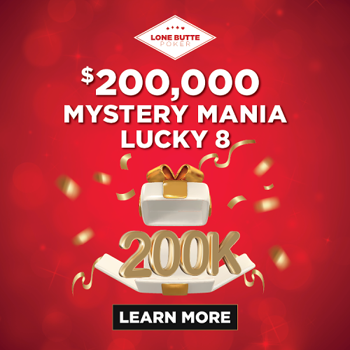 Poker's $200K Mystery Mania Lucky 8