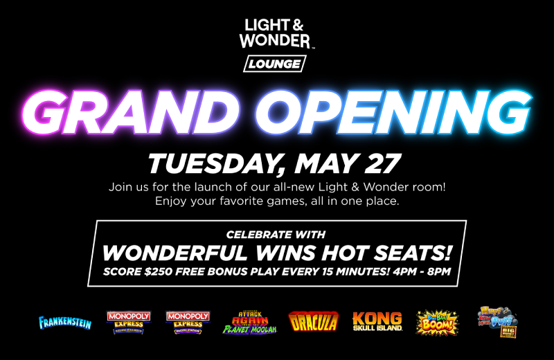 Light & Wonder Lounge at Lone Butte