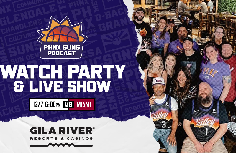 PHNX Suns Podcast Watch Party & Live Show