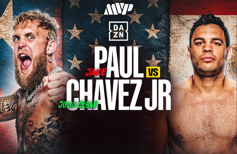 Jake Paul vs Julio Cesar Chavez, Jr showing live at BetMGM Sportsbooks