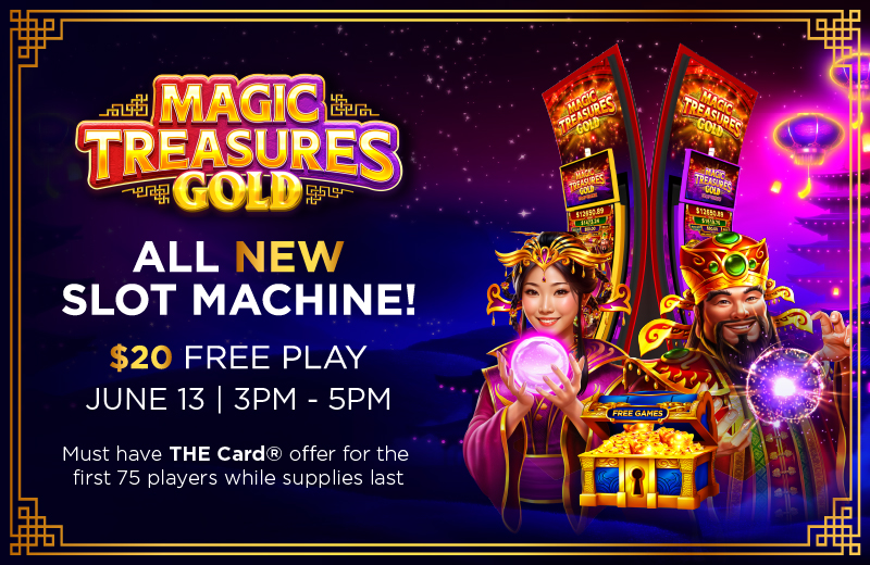 Magic Treasures Gold new slot machine at Vee Quiva in Laveen, AZ 