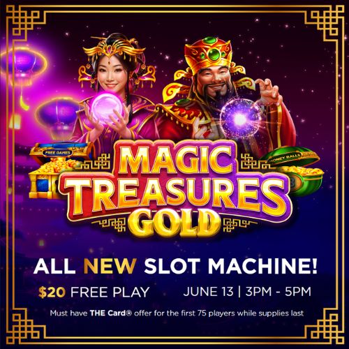 Magic Treasures Gold new slot machine at Vee Quiva in Laveen, AZ 