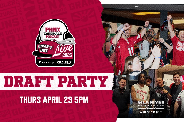 PHNX Cardinals Podcast Draft Party at Wild Horse Pass