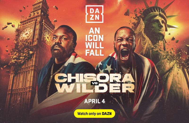 Chisora vs Wilder | April 4 at 11AM - Watch it FREE in our BetMGM Sportsbooks