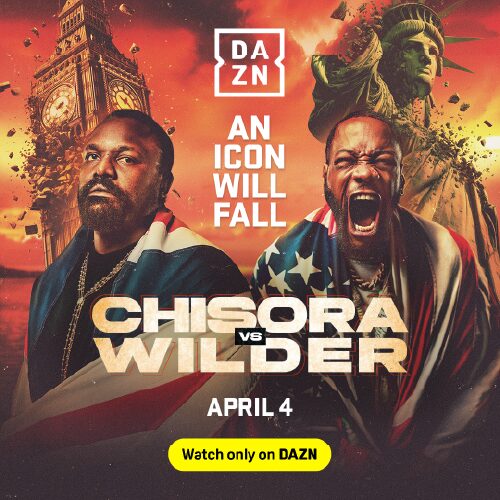 Chisora vs Wilder | April 4 at 11AM - Watch it FREE in our BetMGM Sportsbooks